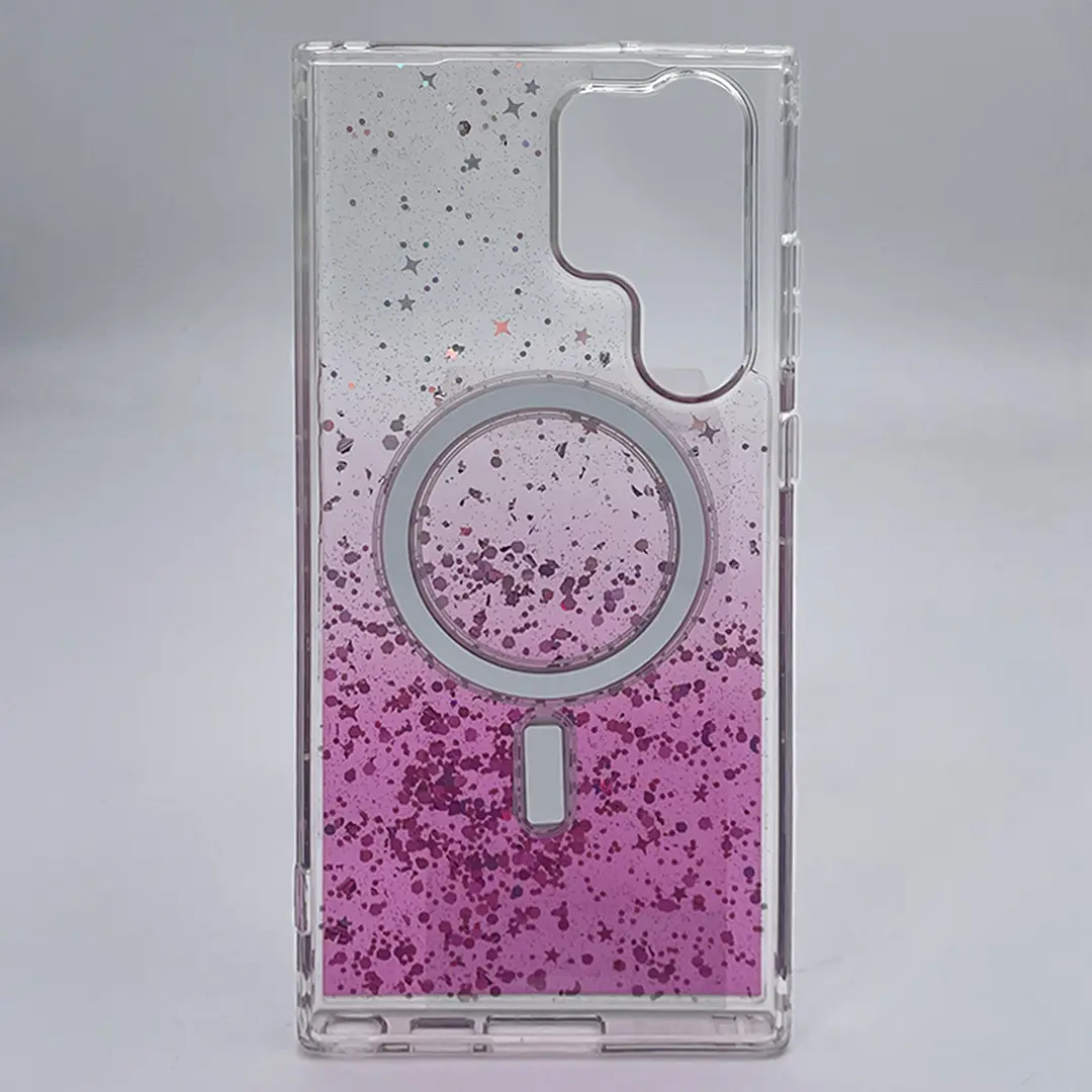 Samsung Galaxy S23 Ultra Bling MagSafe Twotone Eco Pink